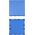 Allnet ALLNET BrickRknowledge Kunststoffschale 2x2 blau oben und unten 10er Pack