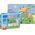 Dodo PUZZLE 2w1 ŚWINKA PEPPA 60 ELEMENTÓW DO UŁOŻENIA + KOLOROWANKA W JEDNYM