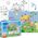 Dodo PUZZLE 2w1 ŚWINKA PEPPA 60 ELEMENTÓW DO UŁOŻENIA + KOLOROWANKA W JEDNYM