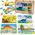 PuzzleOK Drewniane Puzzle 4w1 Dinozaury Układanka Zestaw Prehistoria Zabawka