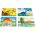 PuzzleOK Drewniane Puzzle 4w1 Dinozaury Układanka Zestaw Prehistoria Zabawka