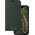 dbramante New York - 2-in-1 Leather Wallet for iPhone 15 Plus - Evergreen