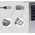 Adapter USB Swissten Adapter USB-A(M)/USB-C(F)