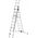 Hailo HAILO S100 Hailo ProfiLOT ladder combinable aluminum / 2x9+1x8 steps 039309507