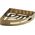 Koszyk prysznicowy Gedy NERVA CORN SHOW BASKET 21X21X4.5 GOLD BR