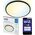 Lampa sufitowa Signify WiZ SuperSlim Deckenleuchte Tunable White 3800lm Schwarz