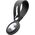 Cellular Line Cellularline Airtag Holder Loop Black