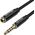 Kabel Vention Przedłużacz audio TRRS 3,5mm męski do 3,5mm żeński 1m Vention BHCBF czarny