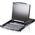 Przełącznik Aten Konsola KVM ATEN CL5800N, 48 cm LCD, VGA, PS/2-USB, port peryferyjny, niemiecki układ klawiatury