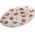 Boltze Półmisek ceramiczny STRAWBERRY, wzór w truskawki, 39 x 31 cm