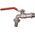 Invena Invena kran z końcówką na wąż DN 15 1/2'' ZW-64-W15