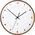 TFA Tfa Funk-Wanduhr mit Holzrahmen (Ø x T) 25.5 cm x 5 cm (98.1097)