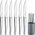 Amefa Amefa JET - 6-pc steak knives in grey block - mirror