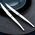 Amefa Amefa JET - 6-pc steak knives in grey block - mirror