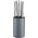 Amefa Amefa JET - 6-pc steak knives in grey block - mirror