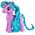Figurka Triton Figurki Błyszczący jednorożec karton 6 sztuk ZURU Sparkle Girlz