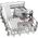 Zmywarka Bosch Bosch | Dishwasher | SPV6YMX01E | Built-in | Width 45 cm | Number of place settings 10 | Number of programs 6 | Energy efficiency class B | Display | AquaStop function | White