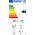 Zmywarka Bosch Dishwasher | SMV4HAX19E | Built-in | Width 60 cm | Number of place settings 13 | Number of programs 6 | Energy efficiency class D | Display | AquaStop function | White