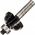 Frezarka Bosch Rounding cutter BOSCH HM, R=6.3 mm, l=14 mm, shank 8 mm, LOCK