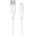 Kabel USB eStuff Lightning - USB-A 1 m Biały (ES601170-BULK)