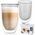 Orion Szklanki termiczne z podwójną ścianką do kawy latte DOUBLE 460 ml 2 szt.