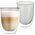 Orion Szklanki termiczne z podwójną ścianką do kawy latte DOUBLE 370 ml 2 szt.