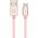 Kabel USB Swissten USB-A - micro-B 0.2 m Różowy (71522105)