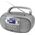 Wieża Soundmaster Soundmaster SCD7600TI przenośny system stereo Analogowe i cyfrowe 4 W DAB+, FM Tytan Odtwarzacz mp3