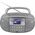 Wieża Soundmaster Soundmaster SCD7600TI przenośny system stereo Analogowe i cyfrowe 4 W DAB+, FM Tytan Odtwarzacz mp3