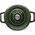 STAUB Garnek żeliwny okrągły Staub - Zielony, 2.2 ltr