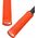 Lizard Skins Chwyty kierownicy LIZARDSKINS Single-Clamp Lock-On STRATA Candy Red klamry 130mm (NEW)