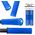 Lizard Skins Chwyty kierownicy LIZARDSKINS Single-Clamp Lock-On STRATA Deja Blue klamry 130mm (NEW)