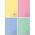 Herlitz Zeszyt A4/60K kratka Eco PP Pastel Colors (5szt)
