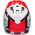 Bell Kask full face BELL SUPER AIR R Rozmiar kasku: S(55-56 cm), Wybierz kolor: Matte Gloss White Infrared