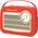 Radio TechniSat Technisat Transita 130 red
