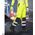 Ardon HOWARD - nieprzemakalne spodnie hi-viz z elementami odblaskowymi, 100 % poliester - żółty H8940 M