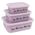 Stoneline Stoneline | Awave Set of storage box | 21940 | Storage box | 3 pc(s) | Dishwasher proof | Rose