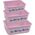 Stoneline Stoneline | Awave Set of storage box | 21940 | Storage box | 3 pc(s) | Dishwasher proof | Rose