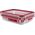 Emsa Emsa Clip&Close Glass Food Container 1,3 L  red