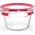 Emsa Emsa Clip&Close Glass Food Container 900 ml red
