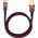 Oehlbach OEHLBACH Evolution C3, 3 m, USB A, USB C, USB 3.2 Gen 1 (3.1 Gen 1), Male/Male, Black, Red