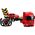 Rastar RASTAR truck with car RC Mercedes-Benz Actros Red/Yellow/Silver, 74940