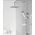 Zestaw prysznicowy Invena SHOWER COLUMN DOKOS W BATH MIXER BLACK