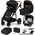 Wózek Lionelo Universalus vežimėlis Lionelo Mari Tour 3in1, black onyx
