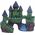 Aqua Nova AQUA NOVA OZDOBA ZAMEK PIĘĆ WIEŻ          15x8x13,5cm