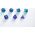 Gamegenic Gamegenic: Galaxy Series - RPG Dice Set - Neptune