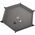 Gamegenic Gamegenic: Magnetic Dice Tray - Hexagonal - Black/Gray