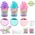 BigBuy Fun SO SLIME set Fluffy shaker 3-pack