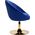 Activeshop 4Rico fotel obrotowy QS-BL12G aksamit granatowy