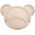 Canpol CANPOL BABIES Silikoninė lėkštė su pritvirtinimu BEAR, 51/401_creme